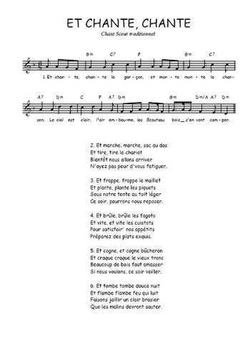 Et chante, chante
